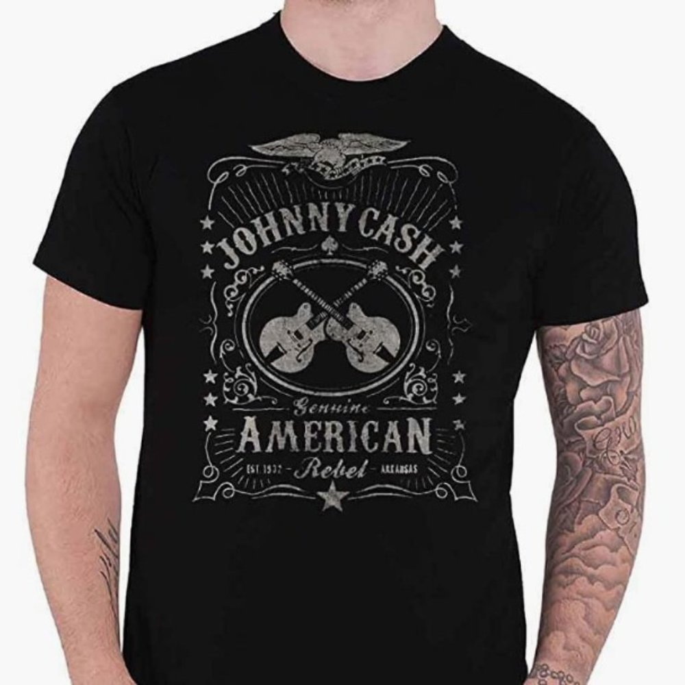 OFFICIAL JOHNNY CASH AMERICAN REBEL TEE
